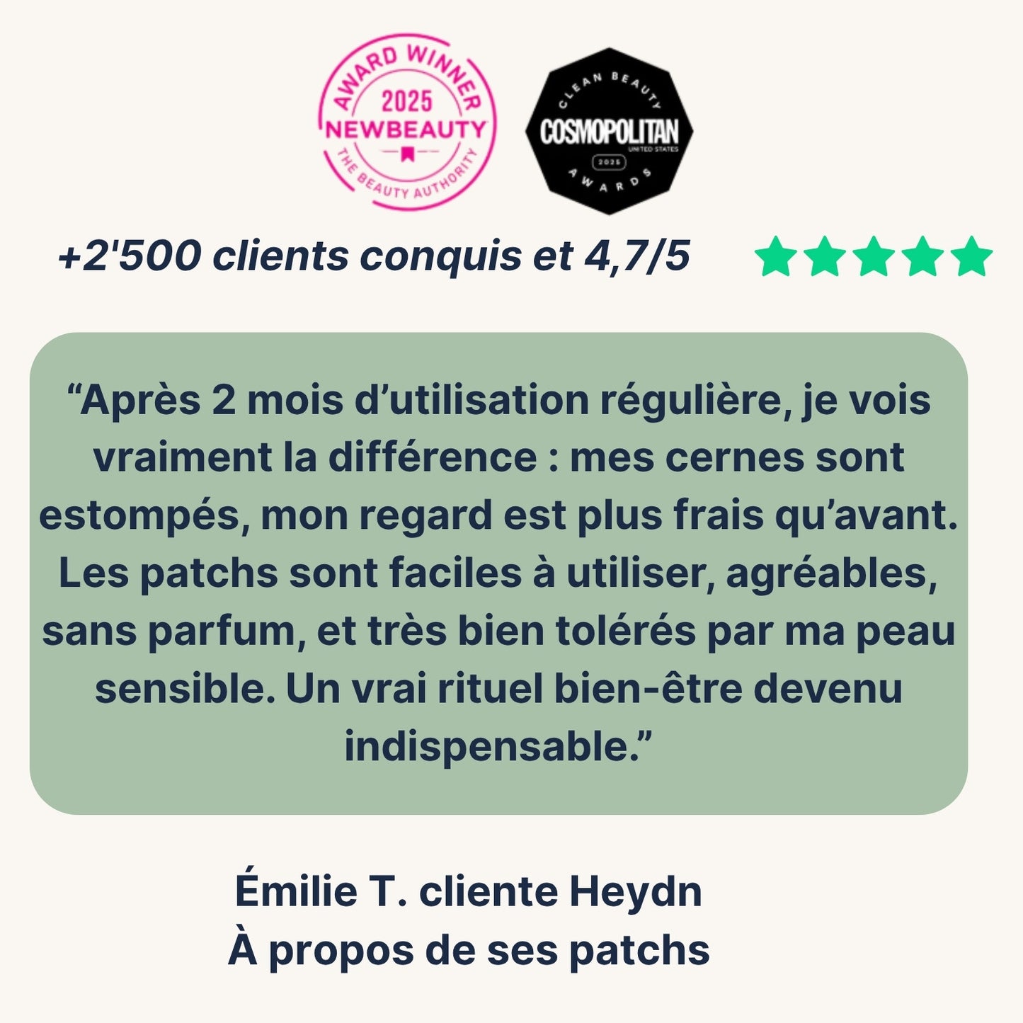 Patchs Anti-Cernes BioAqua