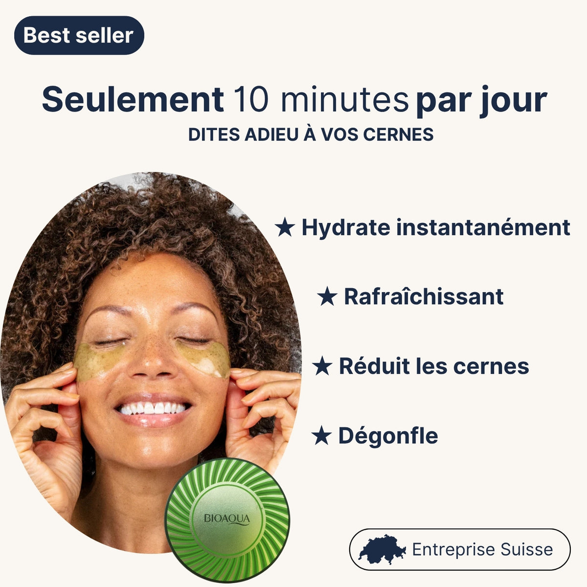 Patchs Anti-Cernes Hydrogel — Regard frais en 10 minutes