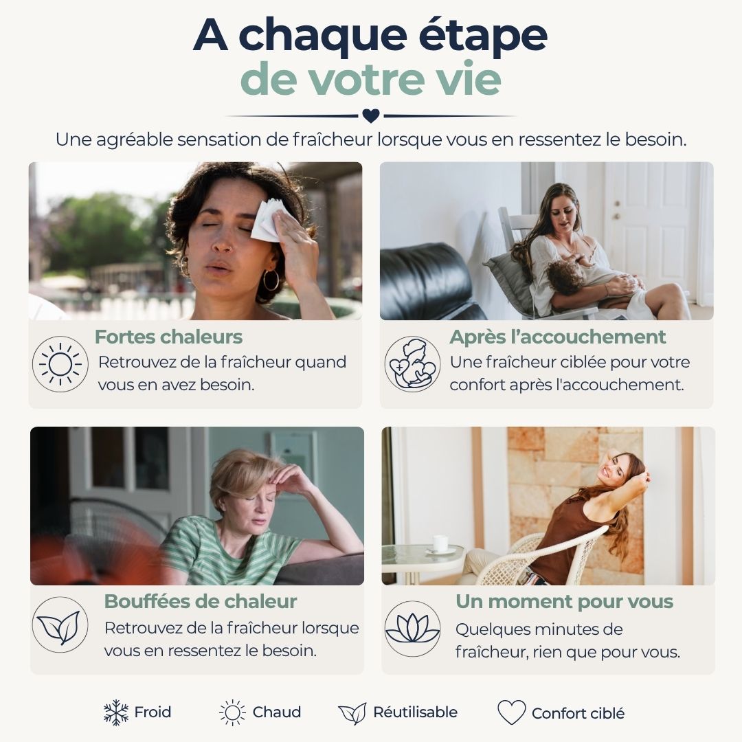 HEYDN Fresh — La poche chaud & froid pour les bouffées de chaleur