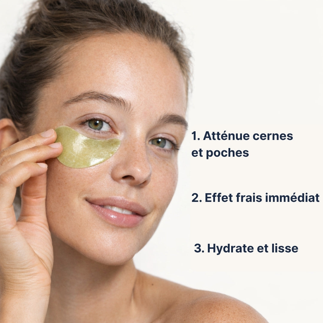 Patchs Anti-Cernes Hydrogel — Regard frais en 10 minutes