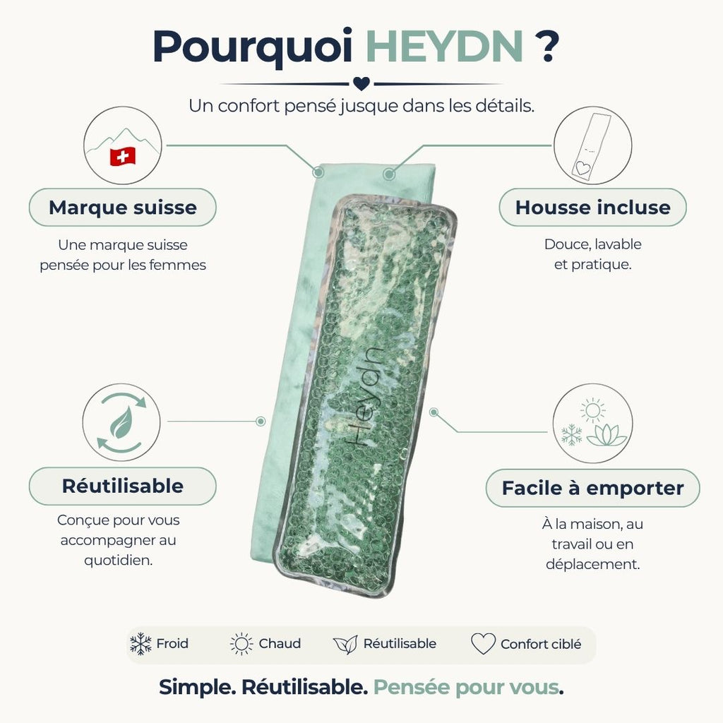 HEYDN Fresh — La poche chaud & froid pour les bouffées de chaleur